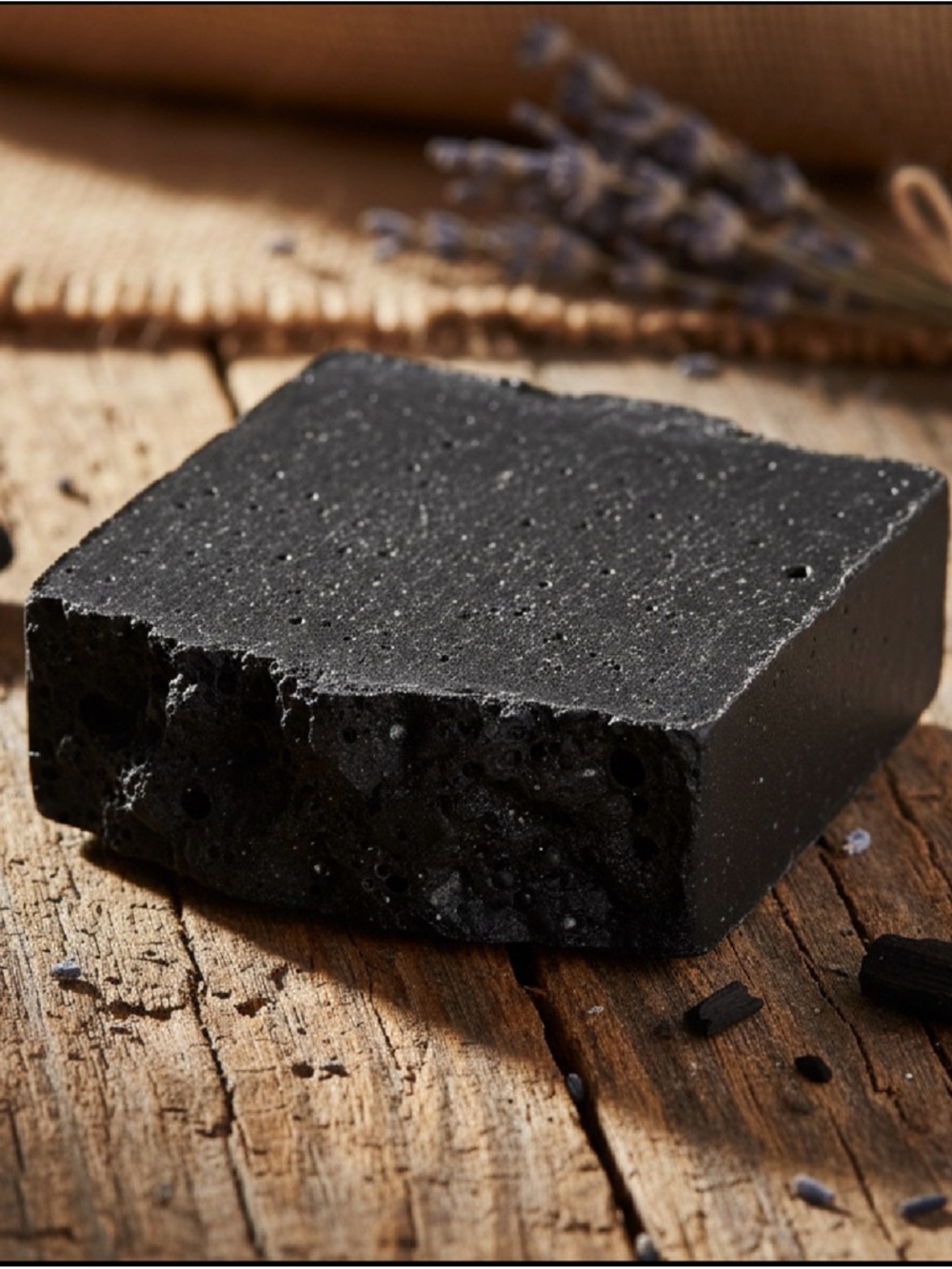 Activated Charcoal Soap Bar - Deep Black Skincare